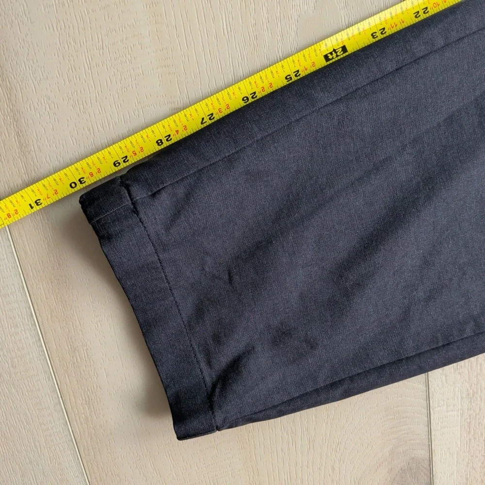 Travis Mathew Jogger Pants‎ Mens Small Black Elastic Waist Zip Pockets Golf